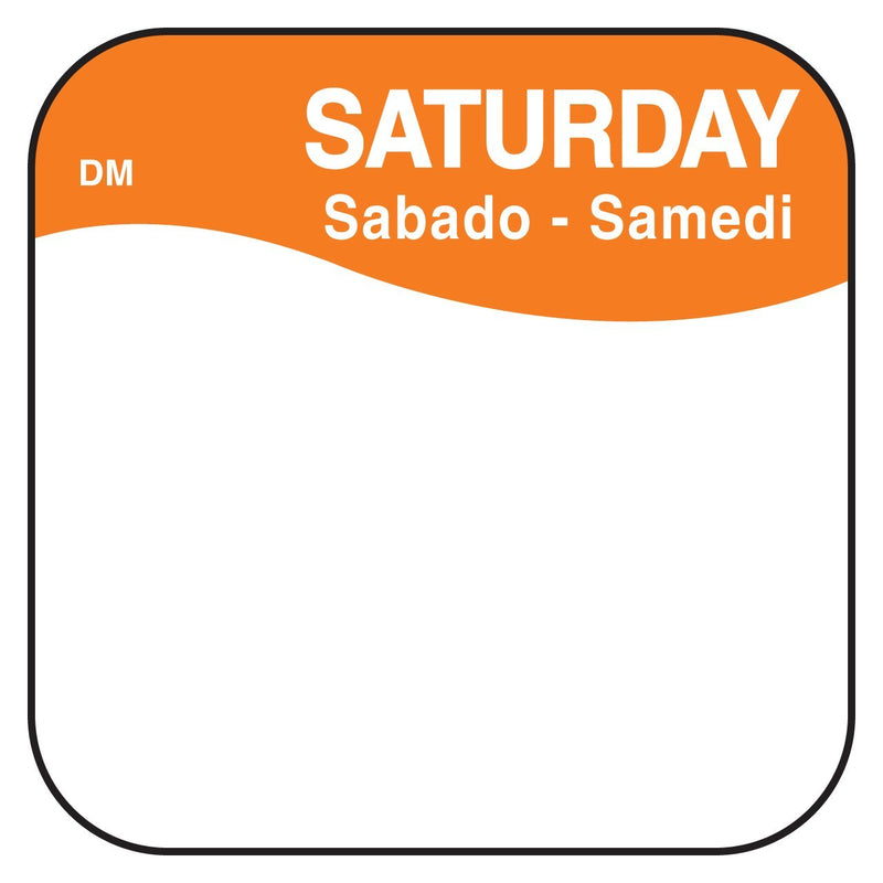 1100376 - Sat - 19mm x 19mm Label DM - Catering Safe