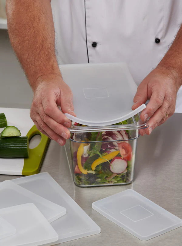 118625 - Flexsil lid  Gastronorm Silicone Clear lid 1/1 Full Pan