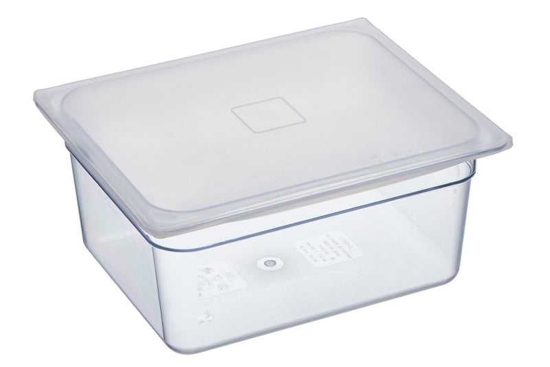 118624 - Flexsil lid  Gastronorm Silicone Clear lid 1/2 Half Pan